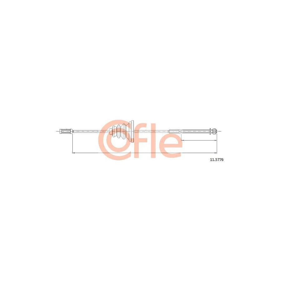 Cofle 92.11.5776 Hand Brake Cable