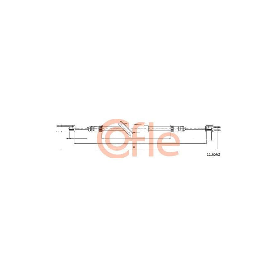 Cofle 11.6562 Hand Brake Cable for Renault Trafic
