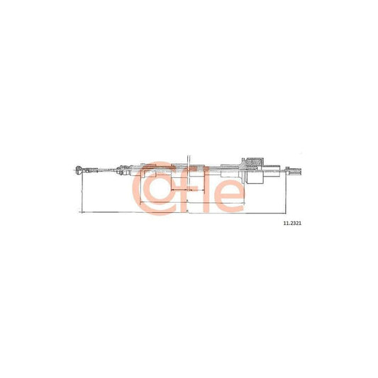 Cofle 92.11.1472 Throttle Cable for Opel Vectra