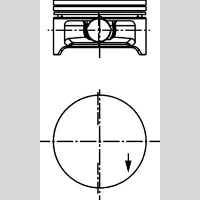 KOLBENSCHMIDT 40632610 Piston