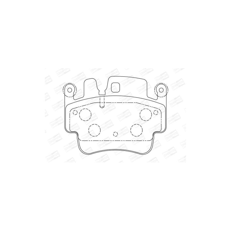 Champion 573725Ch Brake Pad Set