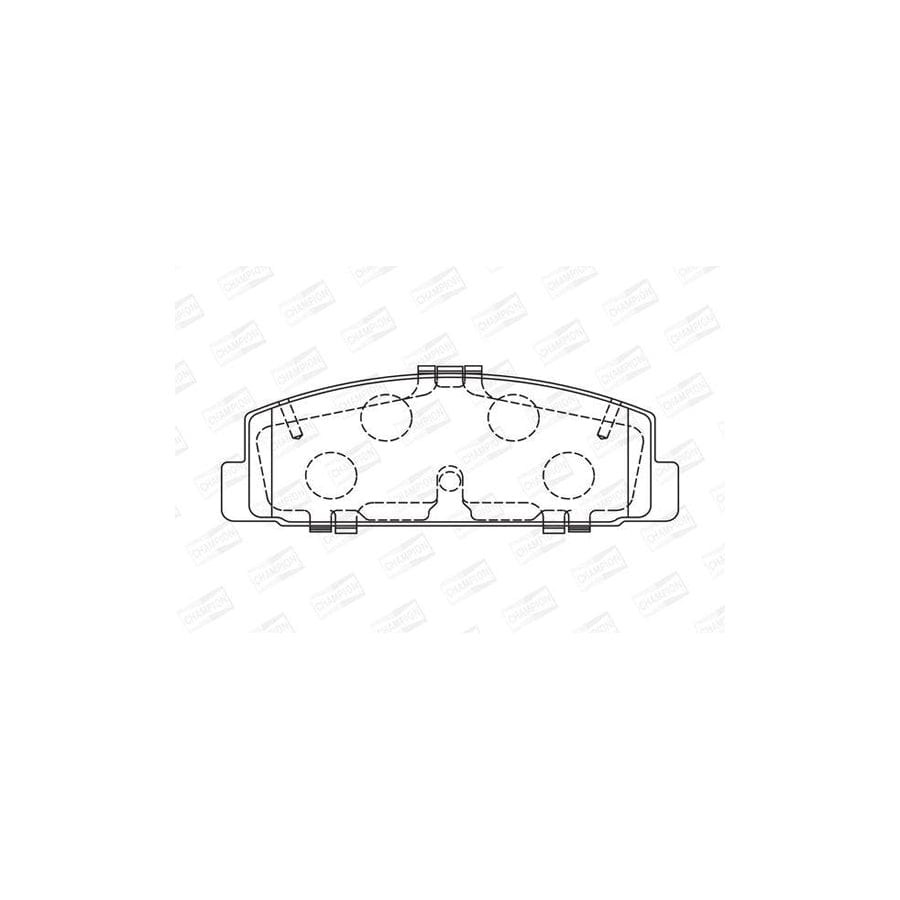 Champion 572490Ch Brake Pad Set