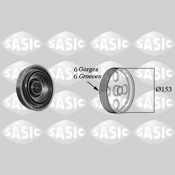 SASIC SAS2150022 Crankshaft Belt Pulley