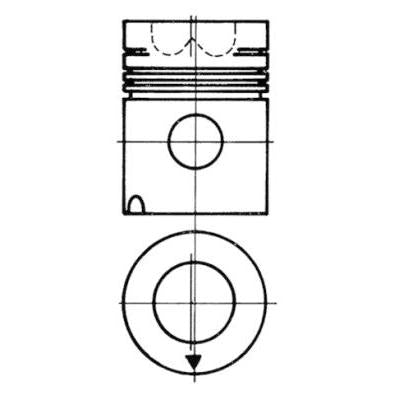 KOLBENSCHMIDT 90112600 Piston