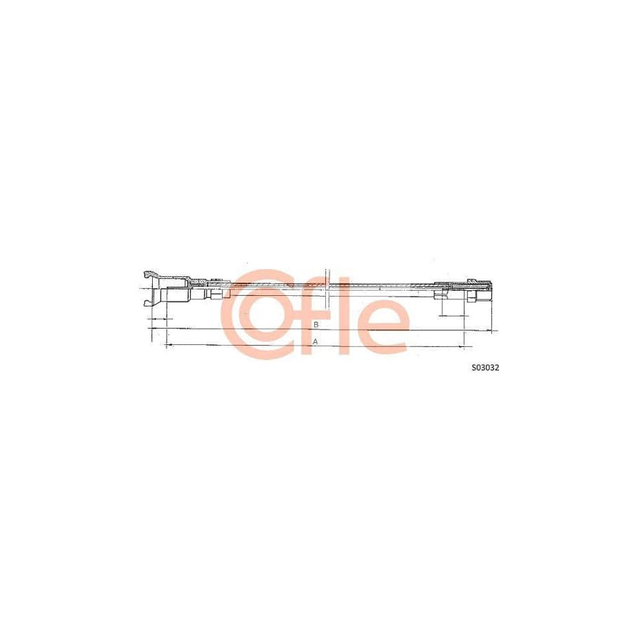 Cofle 92.S03032 Speedometer Cable for Citroen Ax