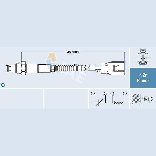 FAE AE77644 Lambda Sensor