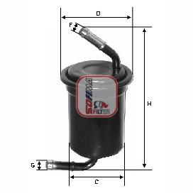 SOFIMA S1664B Fuel Filter