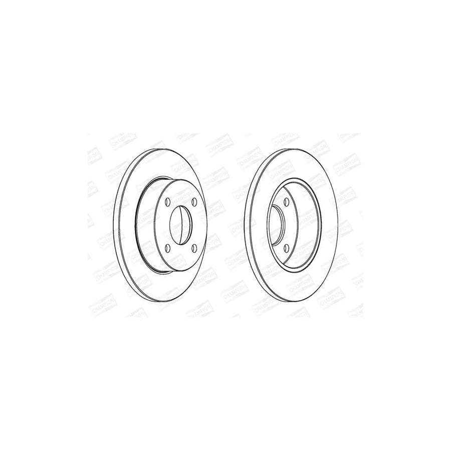 Champion 561663Ch Brake Disc