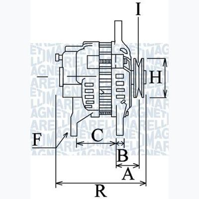 MAGNETI MARELLI 063731671010 Alternator