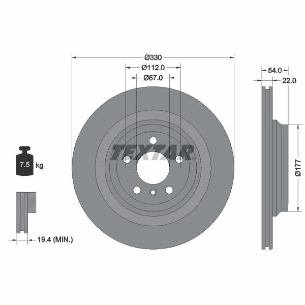 AUTOFREN SEINSA D7-177C Brake Caliper Guide Sleeve Kit