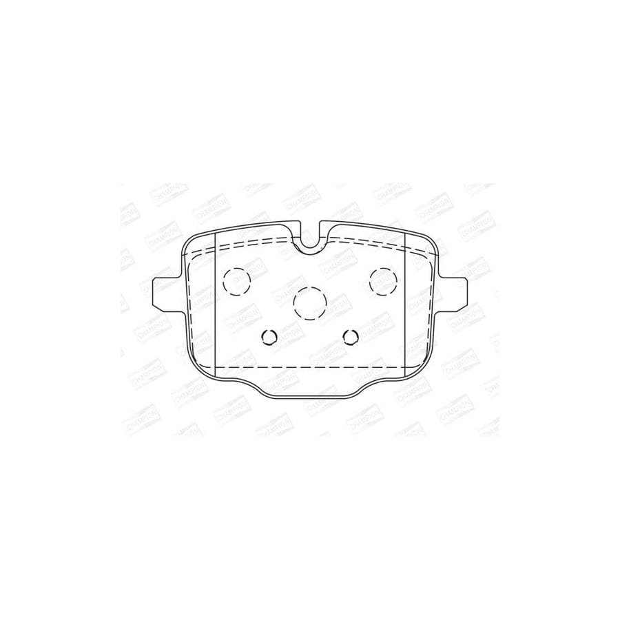 Champion 573353Ch Brake Pad Set