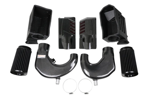 Armaspeed Carbon Fiber Cold Air Intake Black Red for Mercedes-Benz W206 C300 (M254)