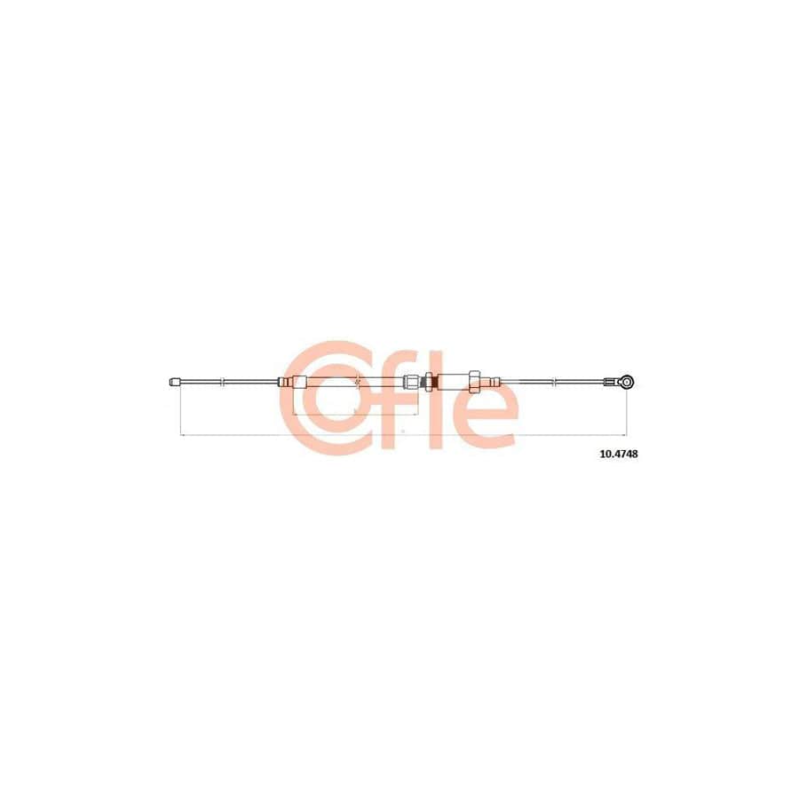 Cofle 10.4748 Hand Brake Cable for Fiat Ducato