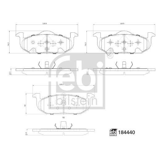 SBP CRK-060 Disc Brake Caliper Repair Kit