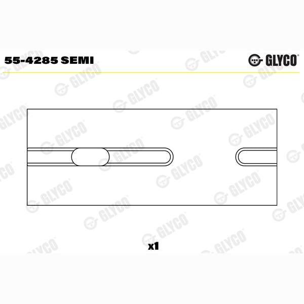 GLYCO 55-4285SEMI Connecting Rod Small End Bushes