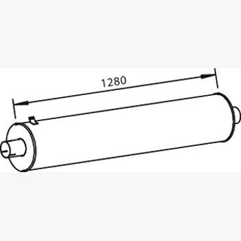 DINEX DIN28440 Centre/Rear Muffler
