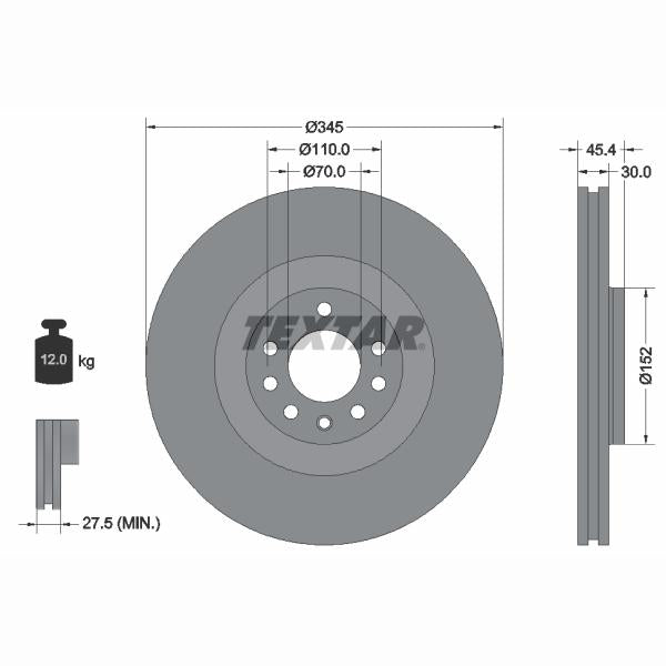 HERTH+BUSS JAKOPARTS J3342000 Brake Disc Splash Guard