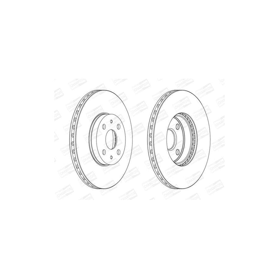 Champion 562452Ch Brake Disc for Toyota Yaris