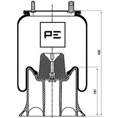PETERS 084.106-73 Air Suspension Bellow