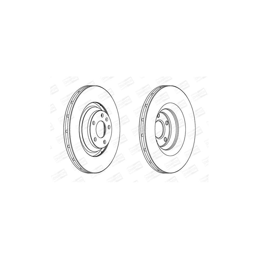 Champion 562506Ch-1 Brake Disc for Audi A6