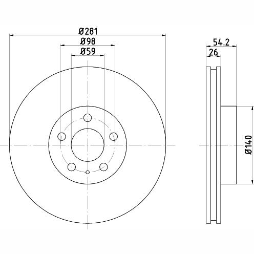 SBP 11-BP011 Brake Disc Splash Guard