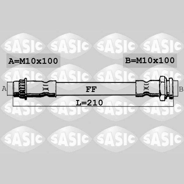SASIC SAS6600015 Brake Hose
