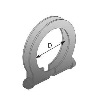 DINEX DIN28828 Exhaust System Clamping Piece