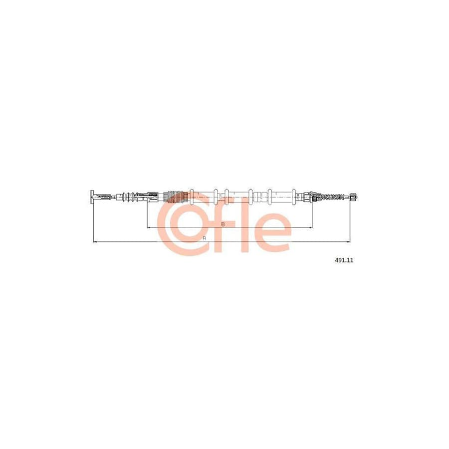 Cofle Bh.Bw038 Brake Hose