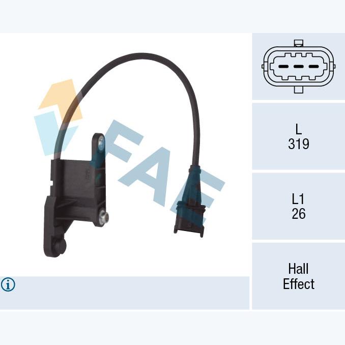 FAE AE79121 Camshaft Position Sensor