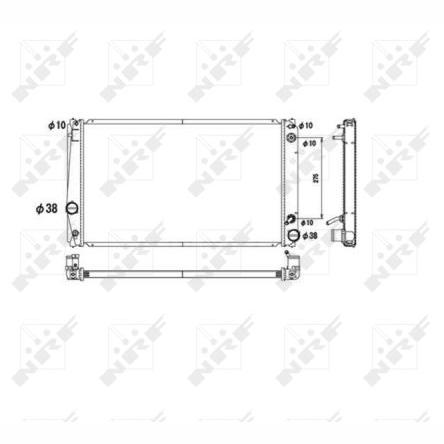 NRF NRF53590 Engine Radiator