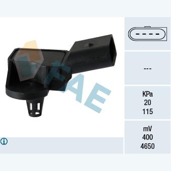 FAE AE15090 Intake Manifold Pressure Sensor