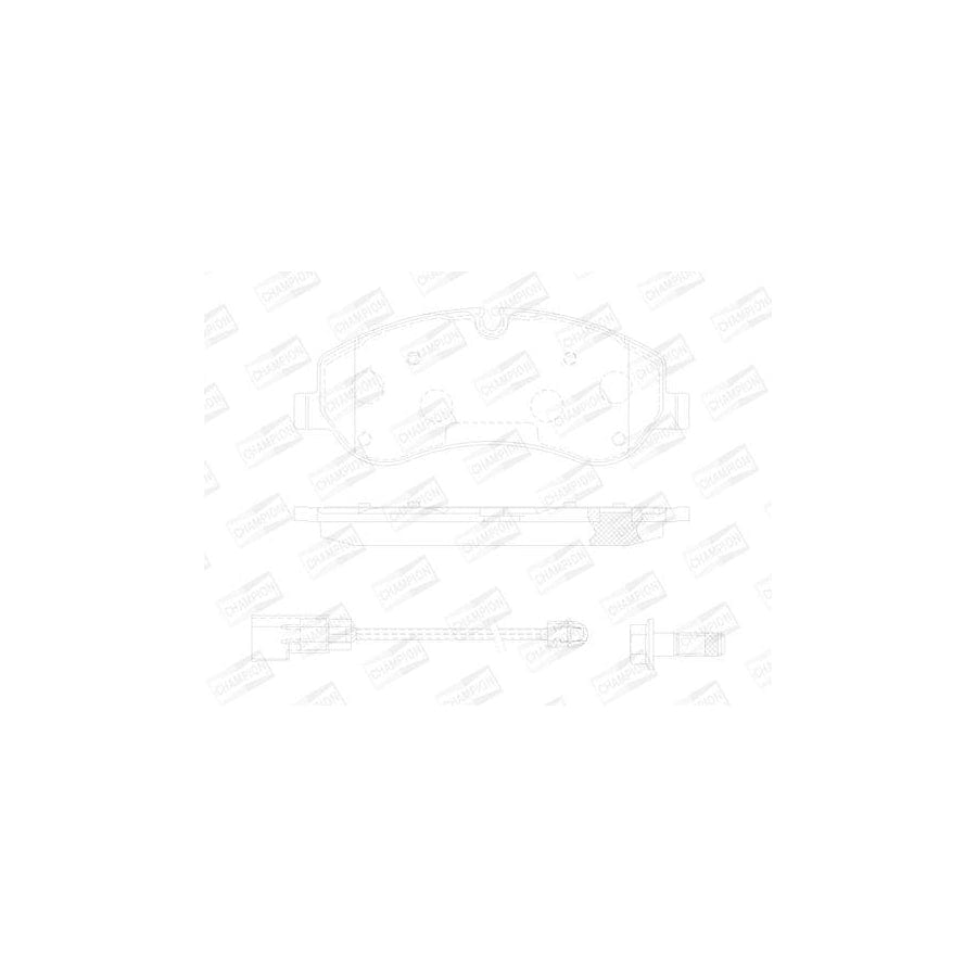 Champion 573690Ch Brake Pad Set