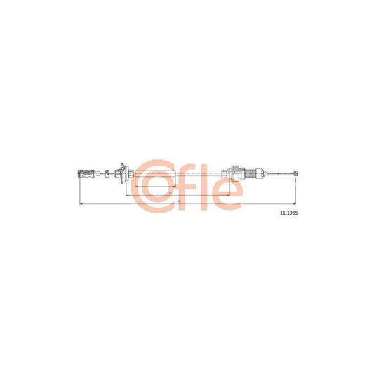 Cofle 92.11.1965 Throttle Cable