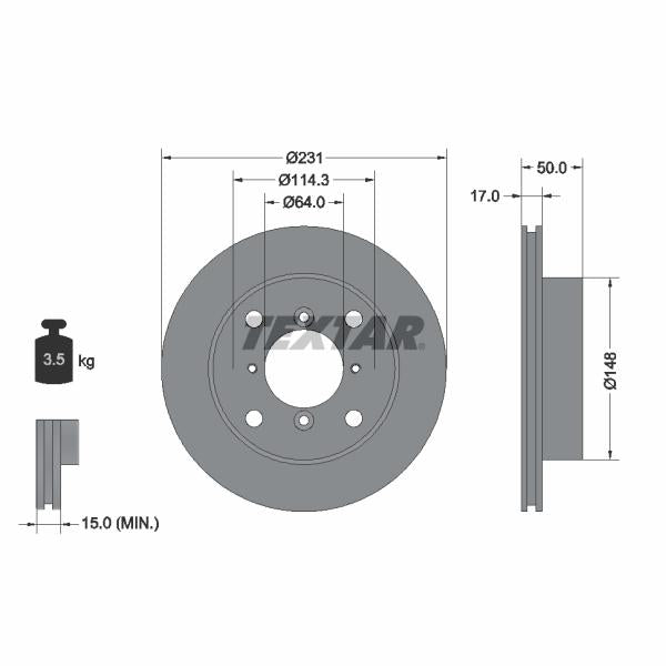 AUTOFREN SEINSA D7-268C Brake Caliper Guide Sleeve Kit