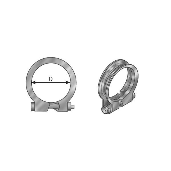 DINEX DIN99083 Exhaust System Clamping Piece