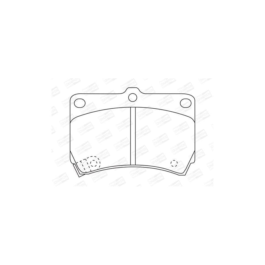 Champion 572145Ch Brake Pad Set