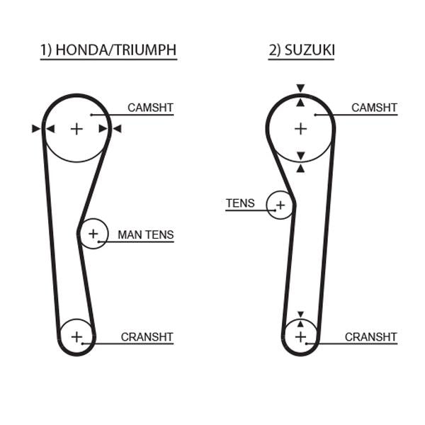 GATES GAT5019 Timing Belt