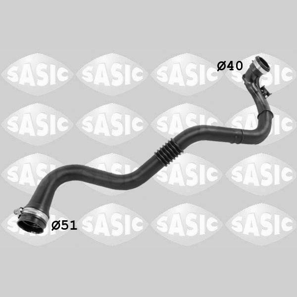 SASIC SAS3334020 Charge Air Hose