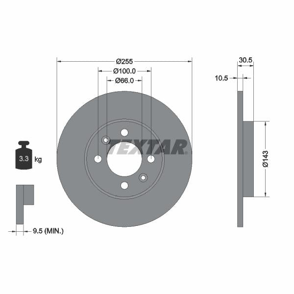 WABCO 8977532624 Brake Caliper Guide Bellow