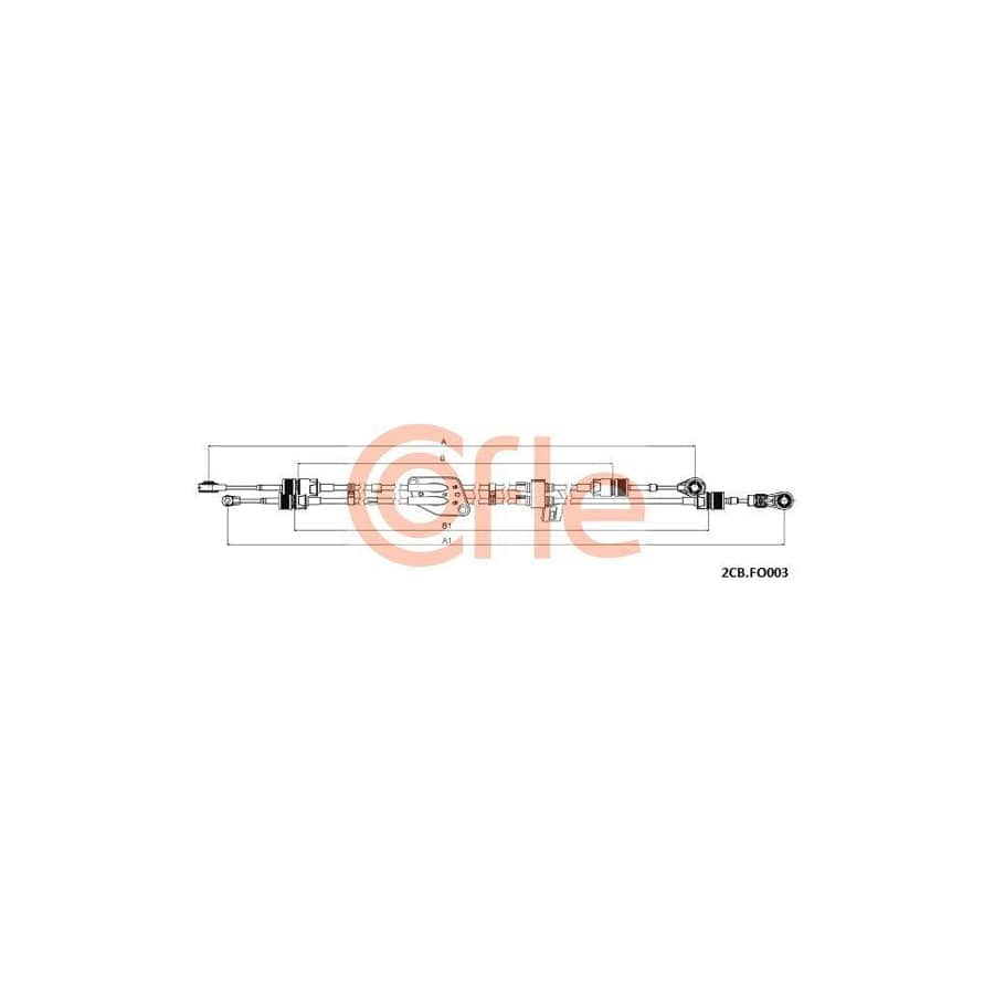 Cofle 92.2Cb.Fo003 Cable, Manual Transmission