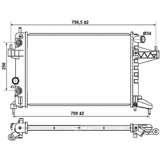 NRF NRF53035 Engine Radiator