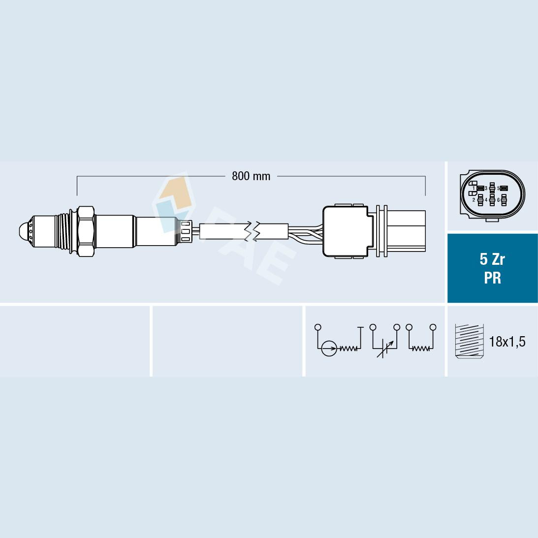 FAE AE75052 Lambda Sensor