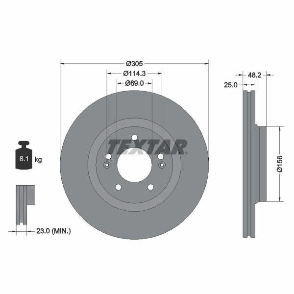AUTOFREN SEINSA D7-034C Brake Caliper Guide Bellow