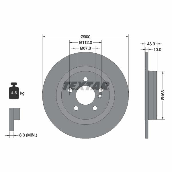 WABCO 8977522704 Brake Caliper Guide Bellow
