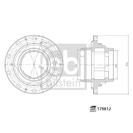 FEBI FE179812 Wheel Hub