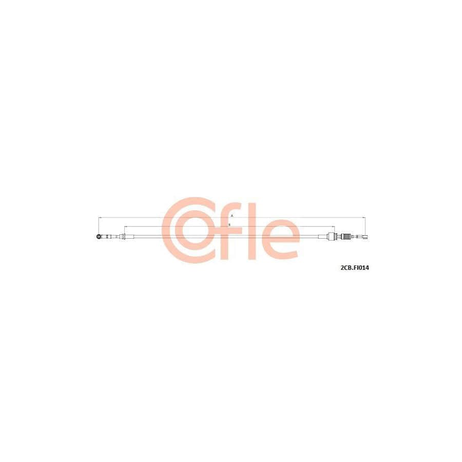 Cofle 2Cb.Fi014 Cable, Manual Transmission