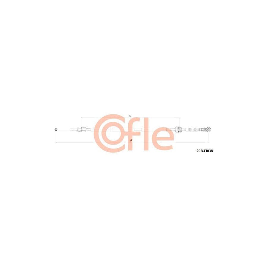 Cofle 2Cb.Fi038 Cable, Manual Transmission for Fiat 500L (351, 352)