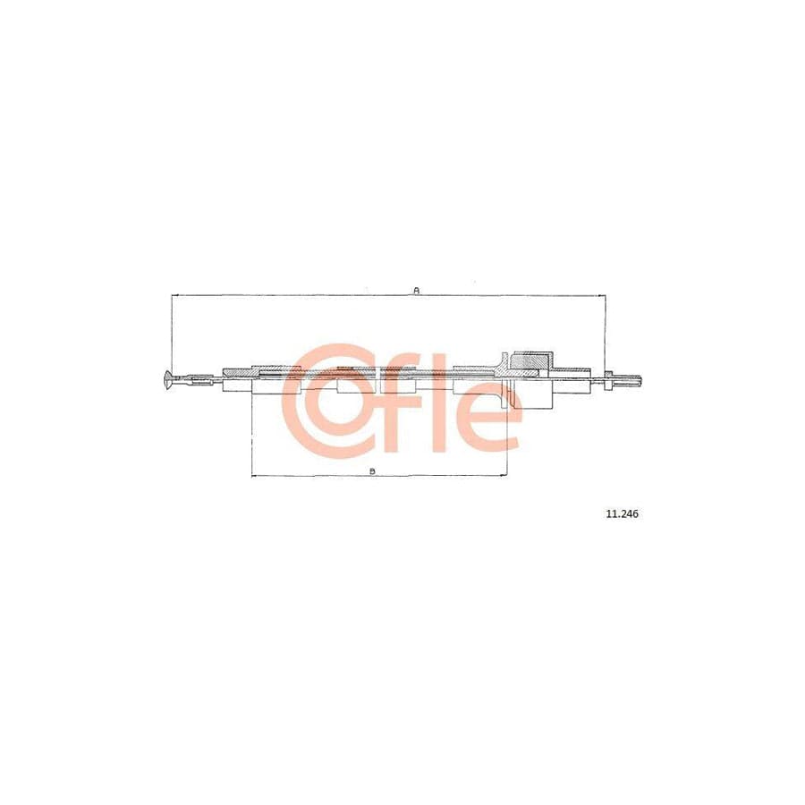 Cofle 92.11.246 Clutch Cable