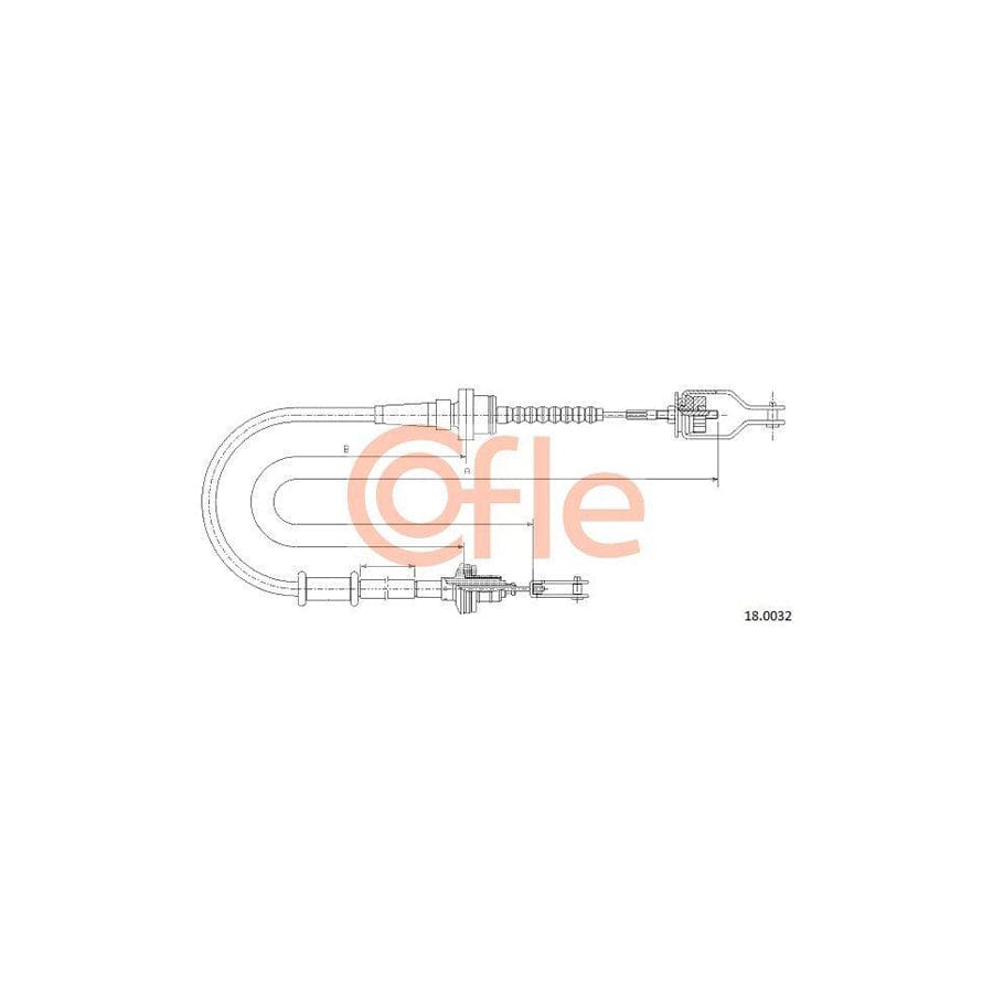 Cofle 92.18.0032 Clutch Cable