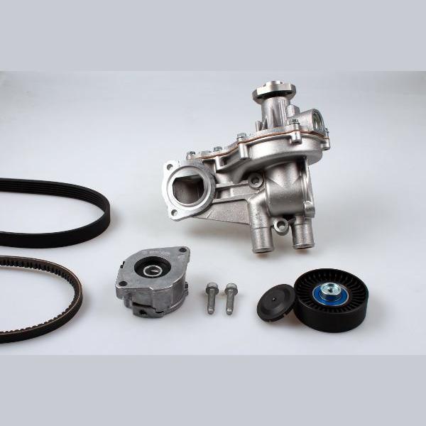 HEPU PK05137 Water Pump + V-Ribbed Belt Kit